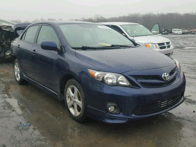 2T1BU4EE2CC896370 - 2012 TOYOTA COROLLA BA BLUE photo 1