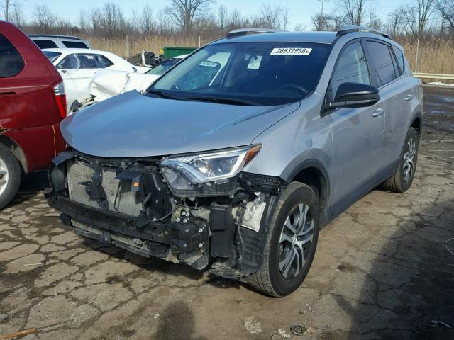 2T3BFREV4GW442589 - 2016 TOYOTA RAV4 LE SILVER photo 2