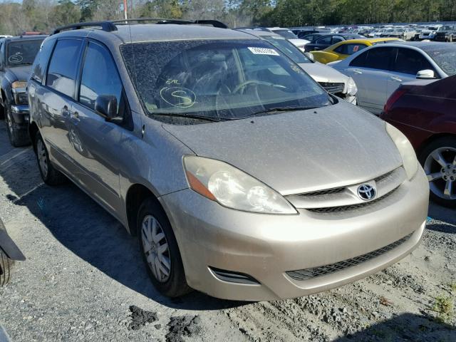 5TDZA23C76S533605 - 2006 TOYOTA SIENNA CE BEIGE photo 1