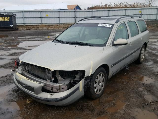 YV1SW61R512110159 - 2001 VOLVO V70 BEIGE photo 2