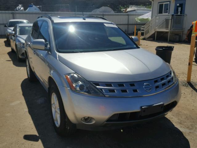 JN8AZ08T04W221937 - 2004 NISSAN MURANO SL SILVER photo 1