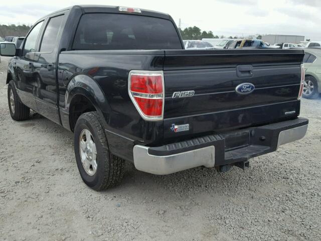 1FTFW1CFXDKD28552 - 2013 FORD F150 SUPER BLACK photo 3