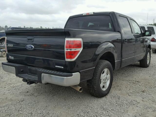 1FTFW1CFXDKD28552 - 2013 FORD F150 SUPER BLACK photo 4