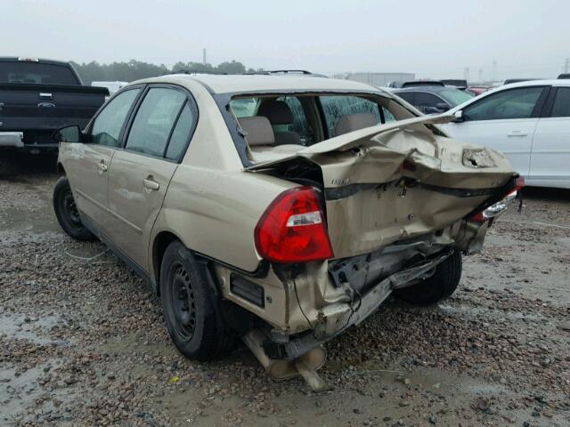 1G1ZS58F07F245369 - 2007 CHEVROLET MALIBU LS ოქროსფერი ფოტო 3