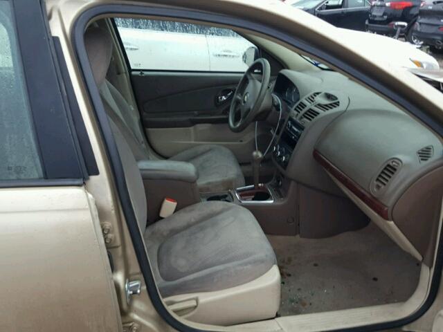 1G1ZS58F07F245369 - 2007 CHEVROLET MALIBU LS ოქროსფერი ფოტო 5