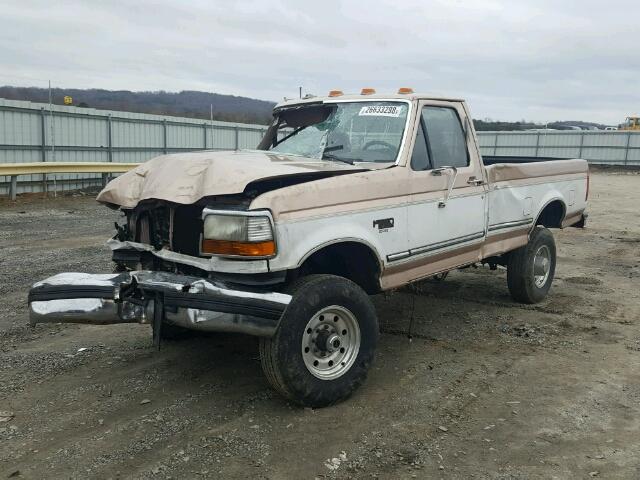 1FTHF36F1VEB28112 - 1997 FORD F350 TWO TONE photo 2