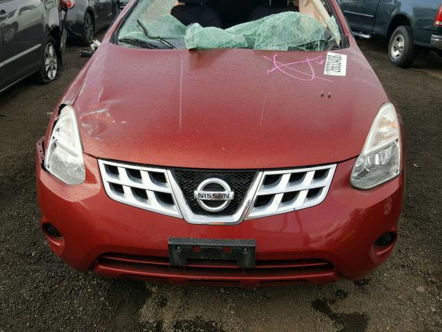 JN8AS5MT6BW184820 - 2011 NISSAN ROGUE S RED photo 7