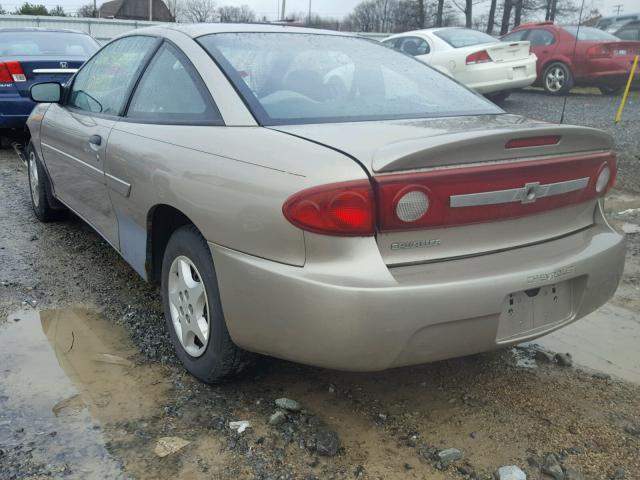 1G1JC12F337137523 - 2003 CHEVROLET CAVALIER GOLD photo 3