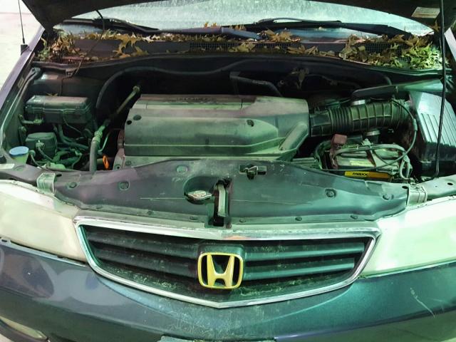 5FNRL18043B047420 - 2003 HONDA ODYSSEY EX GREEN photo 7