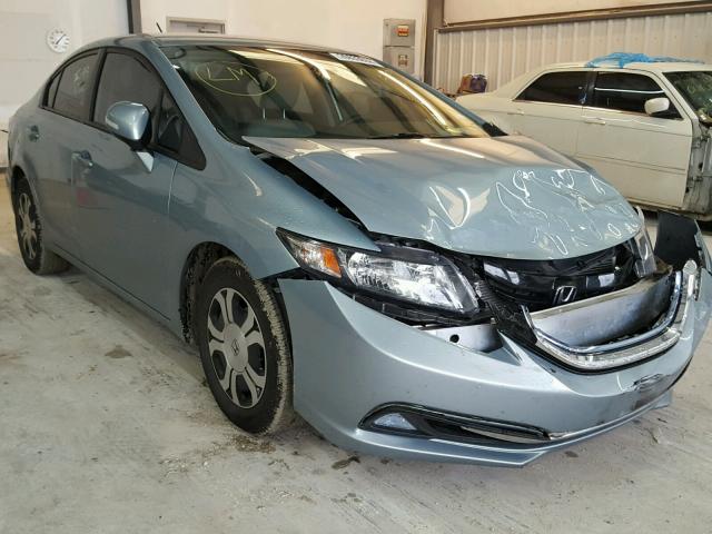 19XFB4F39DE002761 - 2013 HONDA CIVIC HYBR TURQUOISE photo 1