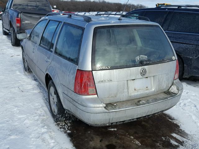 WVWSK61J43W153088 - 2003 VOLKSWAGEN JETTA GLS SILVER photo 3