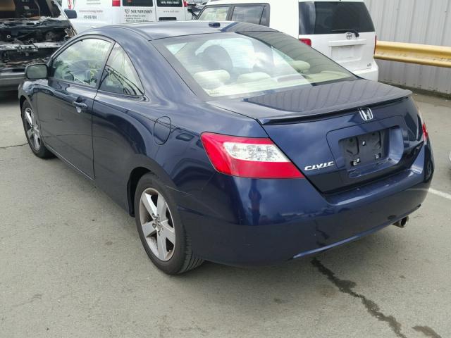 2HGFG12806H537780 - 2006 HONDA CIVIC EX ლურჯი ფოტო 3