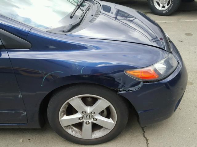 2HGFG12806H537780 - 2006 HONDA CIVIC EX ლურჯი ფოტო 9