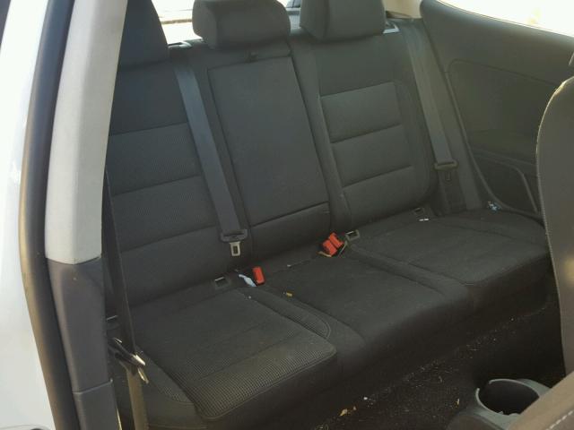 WVWBA7AJ1BW081273 - 2011 VOLKSWAGEN GOLF 白色 照片 6