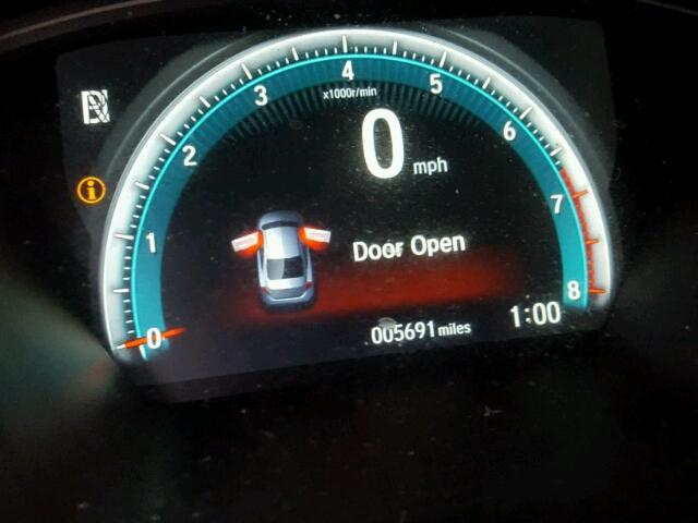 19XFC2F7XHE080881 - 2017 HONDA CIVIC EX ნაცრისფერი ფოტო 8