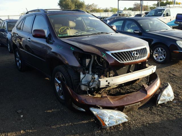 JTJHK31U982028215 - 2008 LEXUS RX 350 MAROON photo 1