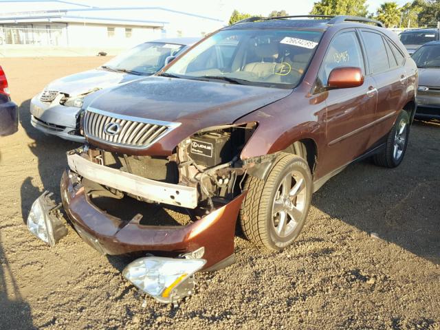 JTJHK31U982028215 - 2008 LEXUS RX 350 MAROON photo 2