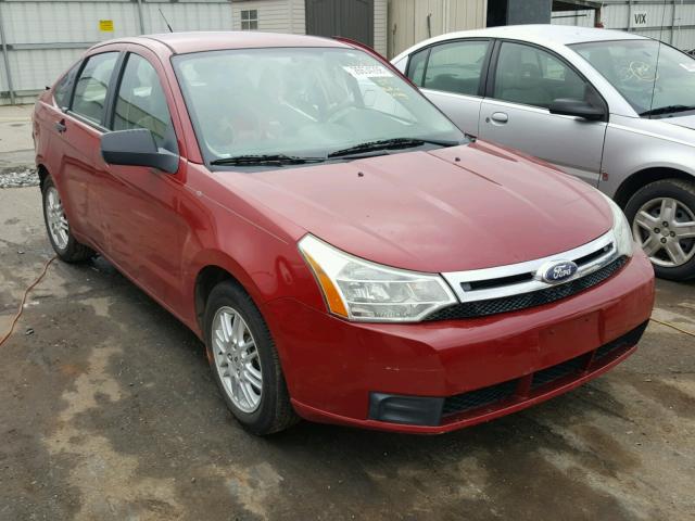 1FAHP3FNXBW105072 - 2011 FORD FOCUS SE RED photo 1