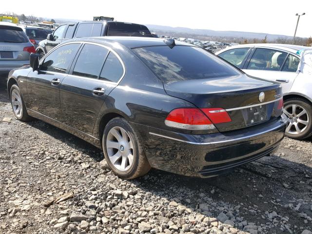 WBAHL83526DT05420 - 2006 BMW 750 I BLACK photo 3