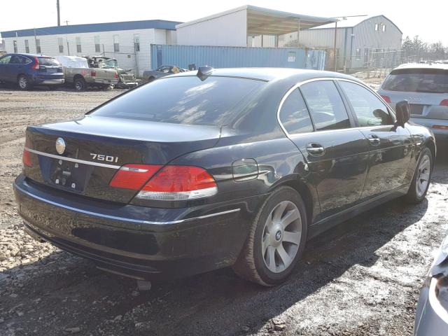 WBAHL83526DT05420 - 2006 BMW 750 I BLACK photo 4