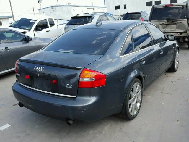 WAUCD64BX4N079456 - 2004 AUDI A6 S LINE CHARCOAL photo 4