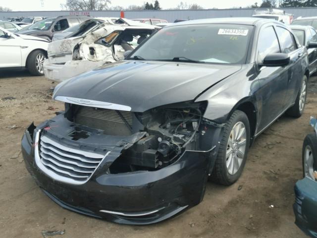 1C3BC1FBXBN511806 - 2011 CHRYSLER 200 TOURIN BLACK photo 2