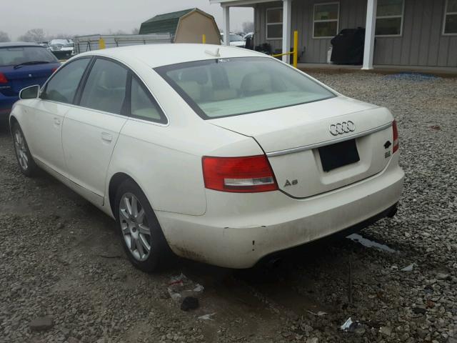 WAUDG94F35N087559 - 2005 AUDI A6 3.2 QUA WHITE photo 3