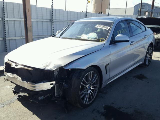 WBA4A9C5XFGL85297 - 2015 BMW 428 I SILVER photo 2