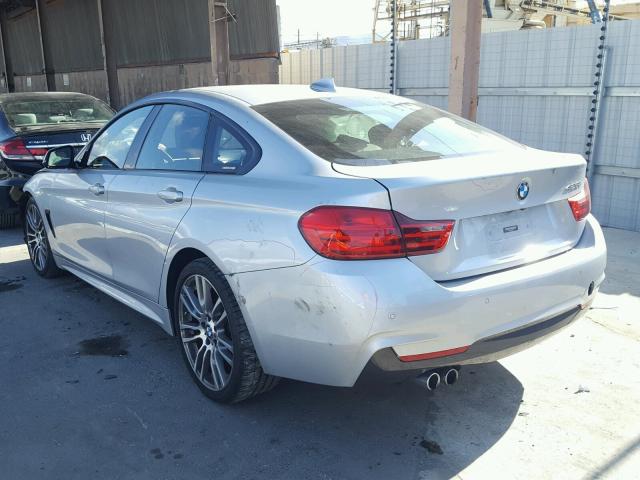 WBA4A9C5XFGL85297 - 2015 BMW 428 I SILVER photo 3