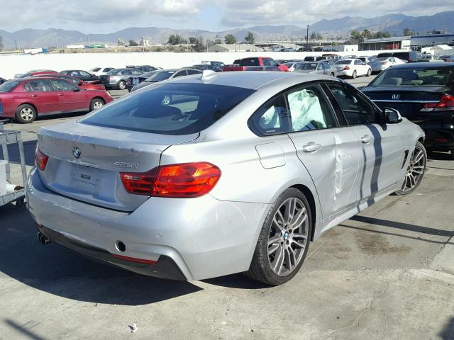 WBA4A9C5XFGL85297 - 2015 BMW 428 I SILVER photo 4