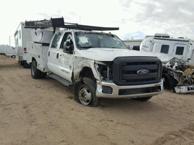 1FD8W3HT8FEB54349 - 2015 FORD F350 SUPER WHITE photo 1