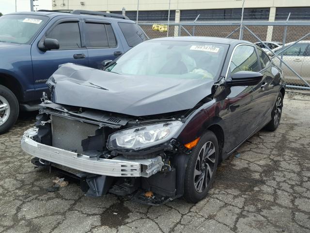 2HGFC4B03GH315159 - 2016 HONDA CIVIC LX BLACK photo 2