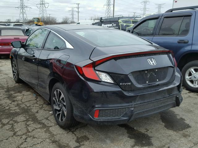 2HGFC4B03GH315159 - 2016 HONDA CIVIC LX BLACK photo 3