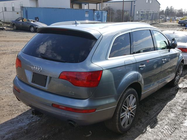 WA1BV74L68D058927 - 2008 AUDI Q7 4.2 QUA GRAY photo 4