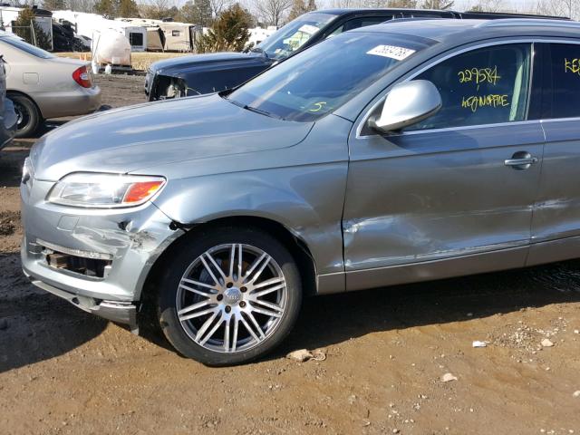 WA1BV74L68D058927 - 2008 AUDI Q7 4.2 QUA GRAY photo 9