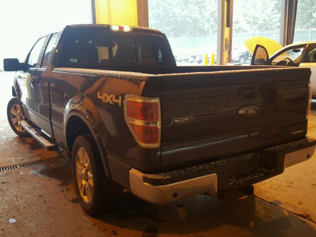 1FTFX1EF2DFA61880 - 2013 FORD F150 SUPER BLACK photo 3