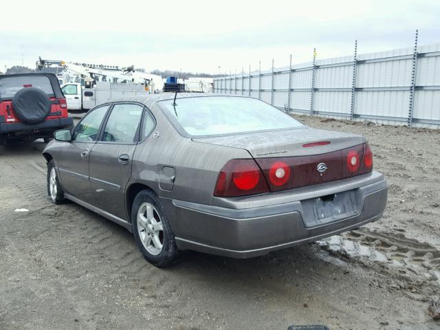 2G1WH52K939161920 - 2003 CHEVROLET IMPALA LS BROWN photo 3