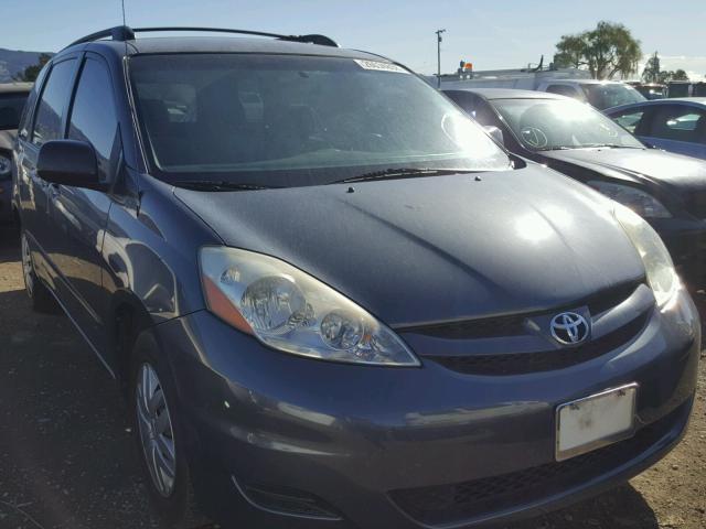 5TDZK23C47S037823 - 2007 TOYOTA SIENNA CE SILVER photo 1