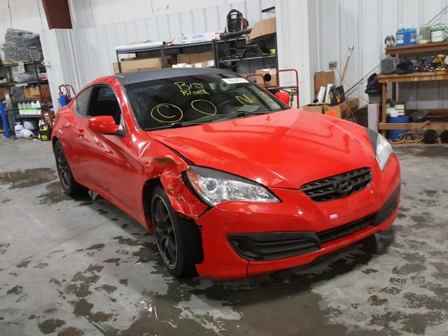 KMHHT6KD8CU067693 - 2012 HYUNDAI GENESIS CO RED photo 1