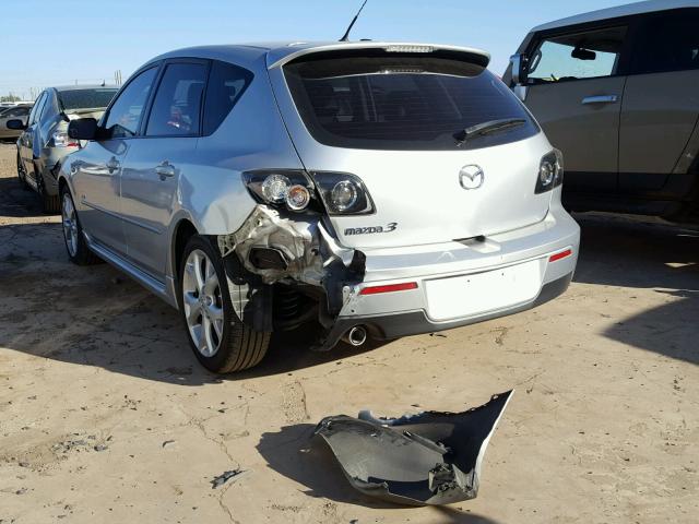 JM1BK343071636897 - 2007 MAZDA 3 HATCHBAC SILVER photo 3