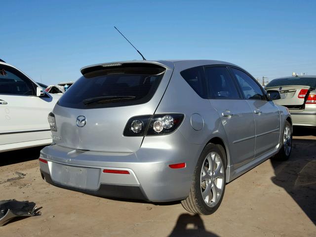 JM1BK343071636897 - 2007 MAZDA 3 HATCHBAC SILVER photo 4