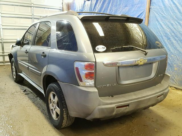 2CNDL23F356045965 - 2005 CHEVROLET EQUINOX LS GRAY photo 3