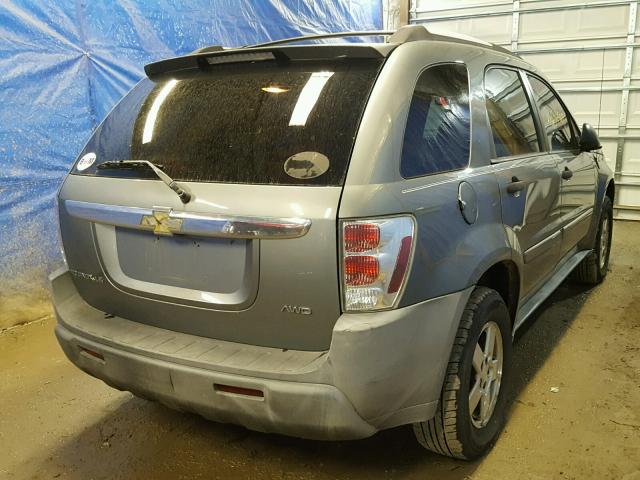 2CNDL23F356045965 - 2005 CHEVROLET EQUINOX LS GRAY photo 4