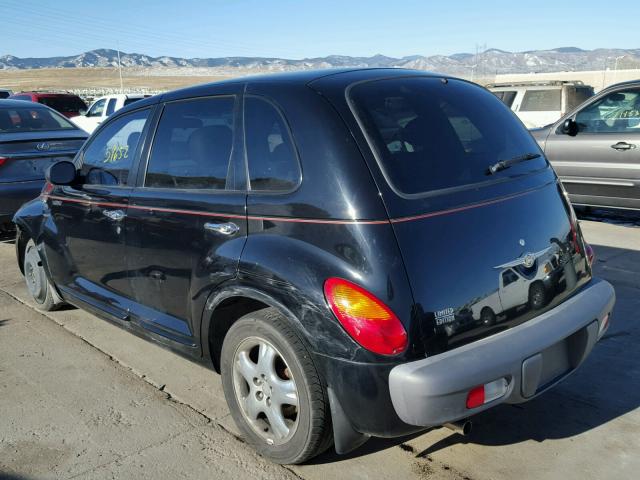 3C8FY4BB21T610266 - 2001 CHRYSLER PT CRUISER BLACK photo 3