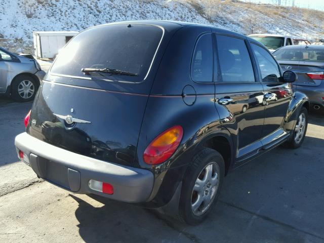 3C8FY4BB21T610266 - 2001 CHRYSLER PT CRUISER BLACK photo 4