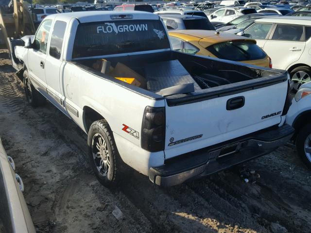 1GCEK19T11E252816 - 2001 CHEVROLET SILVERADO WHITE photo 3