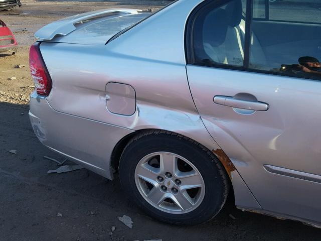 1G1ZT54875F330842 - 2005 CHEVROLET MALIBU LS SILVER photo 9