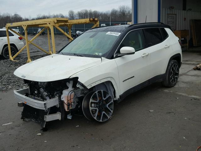 3C4NJDCB7HT689167 - 2017 JEEP COMPASS LI WHITE photo 2