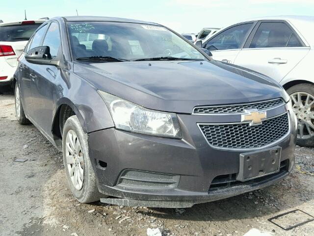 1G1PF5S98B7153041 - 2011 CHEVROLET CRUZE LT GRAY photo 1