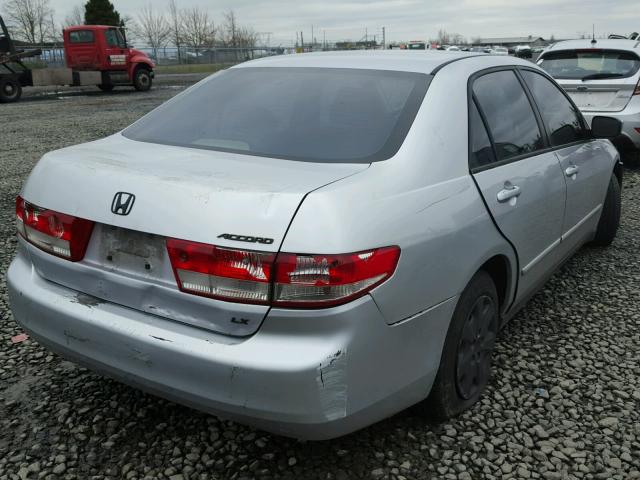 1HGCM56323A127249 - 2003 HONDA ACCORD LX SILVER photo 4